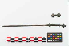 Etikett zu Bronzemehrkopfnadel (NHMW-PRAE-002280)